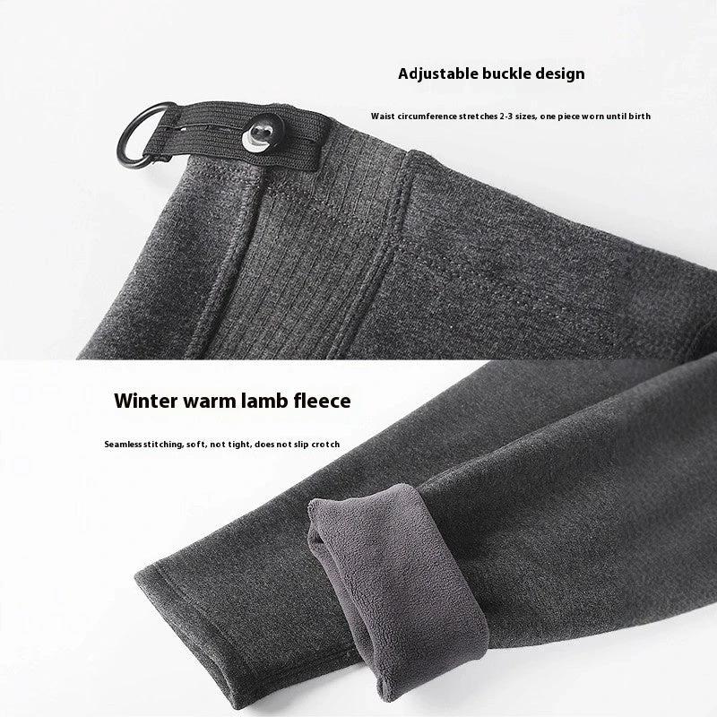 Not Tight Belly Casual Leggings High Elastic Maternity Belly Support Pants by GJG Denim