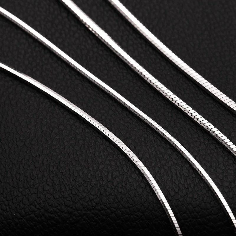 Sterling Silver Plated Platinum Chain For Men by GJG Denim