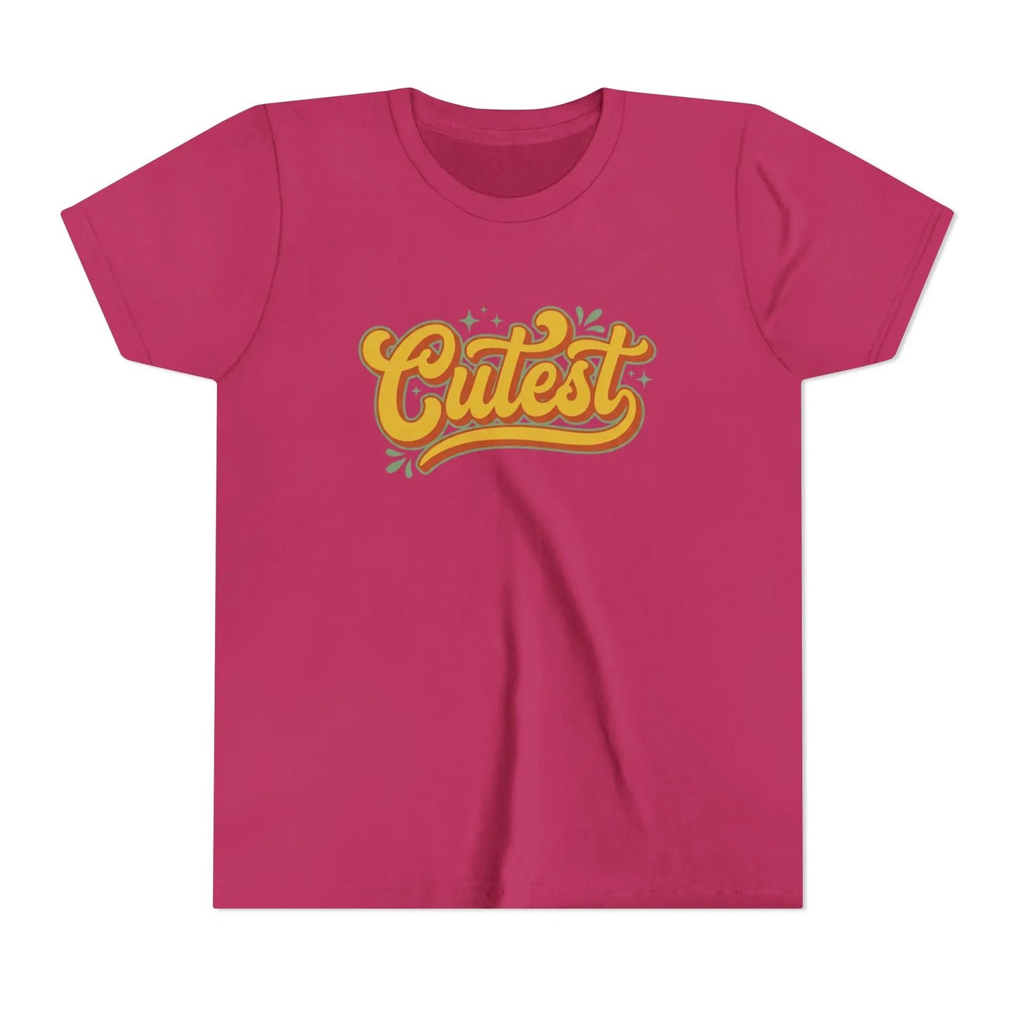 Cutest Youth Tee — Retro Script Kids T‑Shirt by Printify
