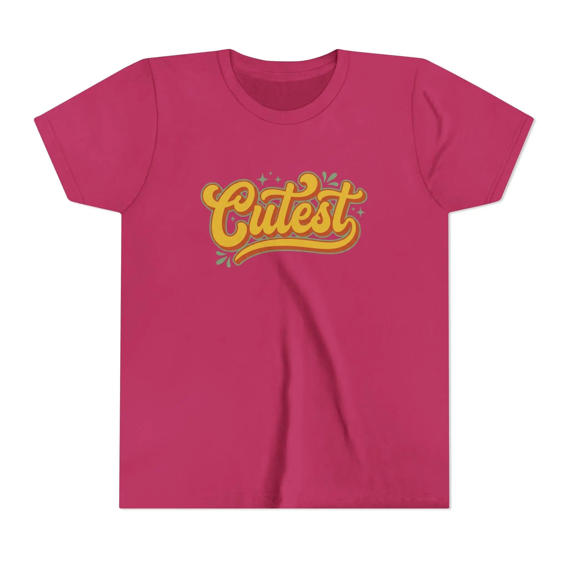 Cutest Youth Tee — Retro Script Kids T‑Shirt by Printify