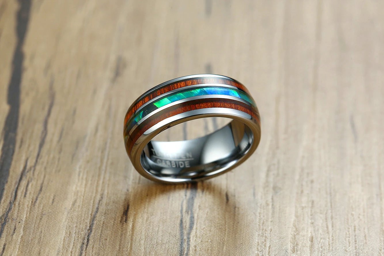 Tungsten Steel Ring For Men by GJG Denim