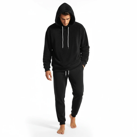 Fashion Fleece Sweater And Pants Set by GJG Denim