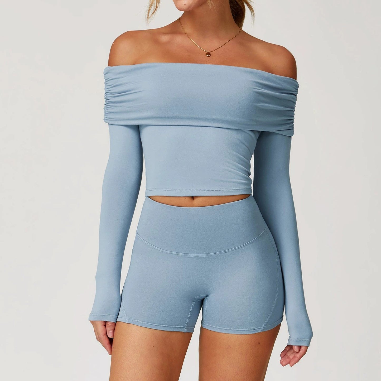 Women's Casual Comfortable Versatile Yoga Clothes Fitness Suit by GJG Denim