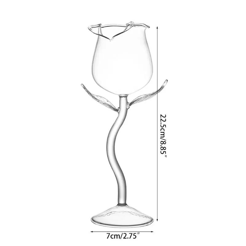 Fancy Red Wine Goblet by GJG Denim