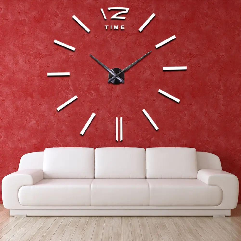 Creative Fashion Home Decor Acrylic Wall Clock by GJG Denim