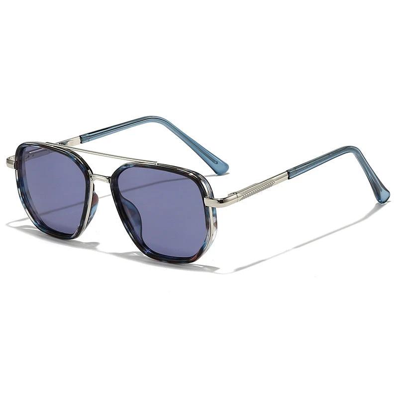 Men's UV-Protective Metal Sunglasses by GJG Denim