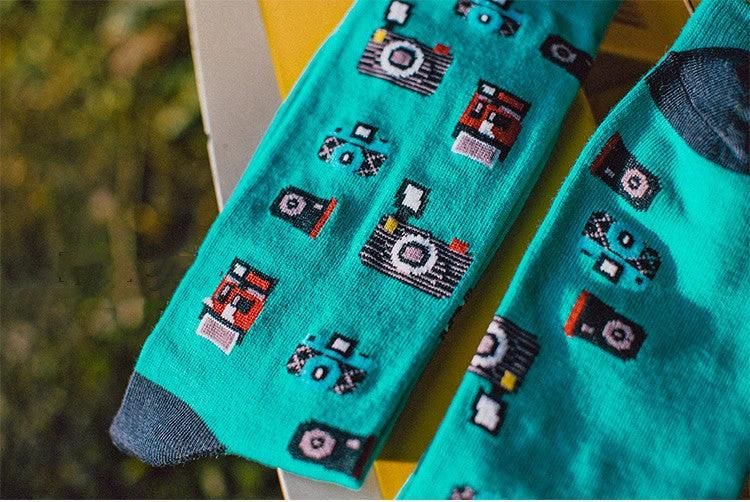 Men's Bright Tube Socks by GJG Denim