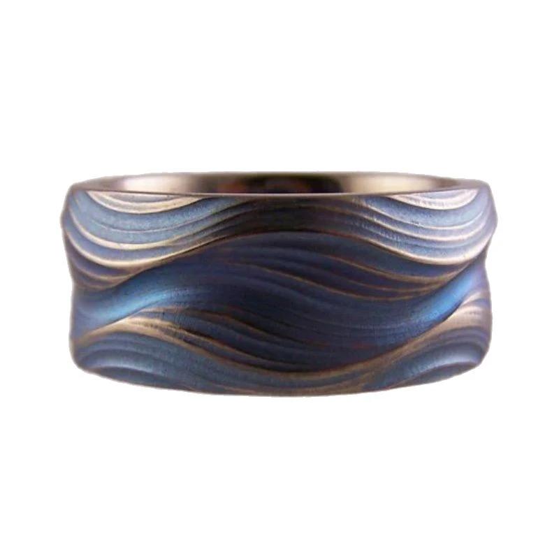 Men's Pleated Ring by GJG Denim