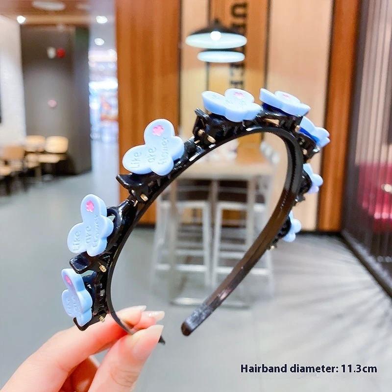 Girls' Clip Hair Accessories Crushed Hair Headband by GJG Denim
