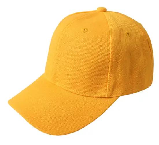 Solid Color Baseball Cap For Men by GJG Denim