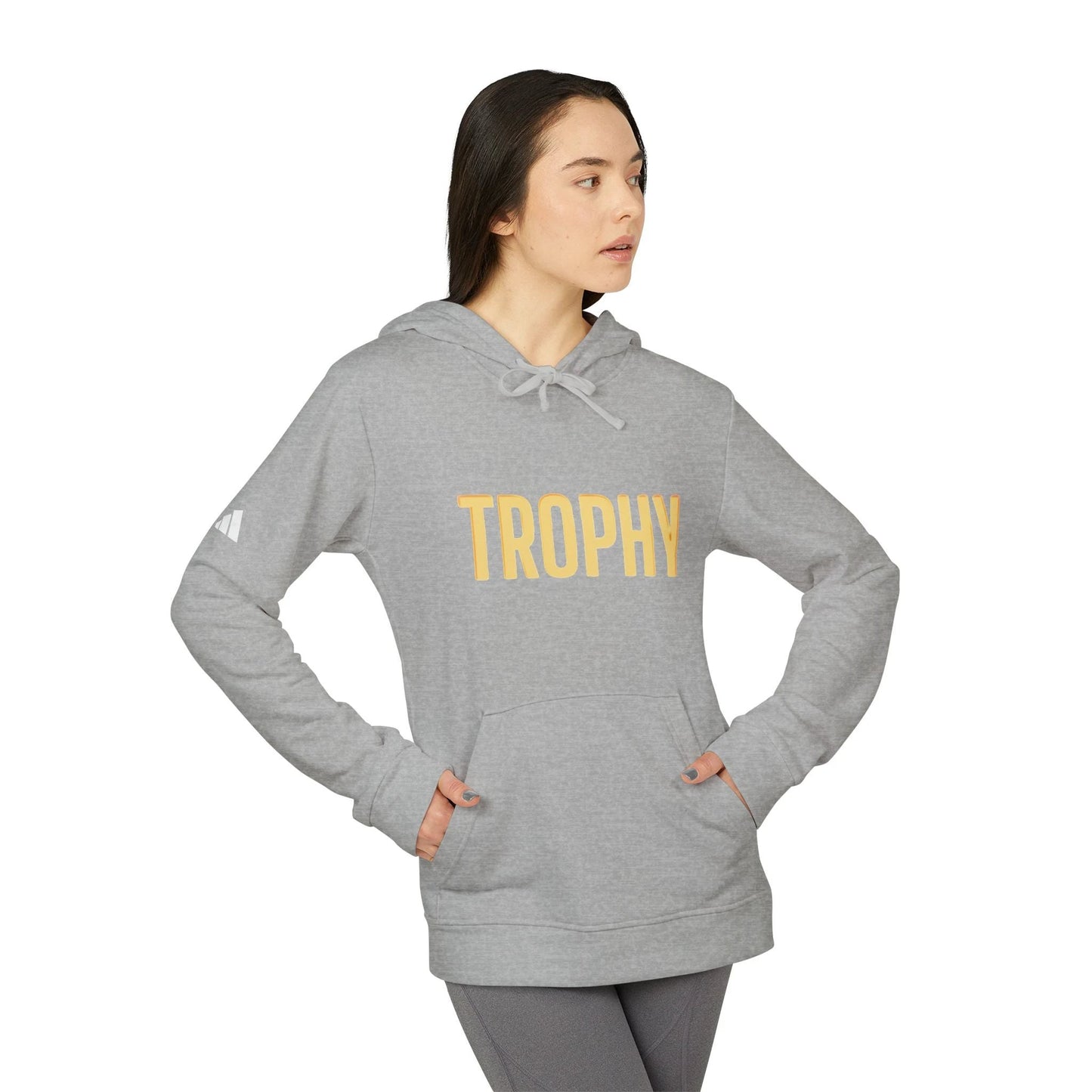 adidas Unisex Fleece Hoodie Trophy by Printify