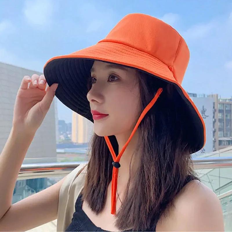 Sun Hat-Women Hat-Ladies Hat-Fashion-Hot Japanese Style Fisherman-Female-Women's Hats by GJG Denim