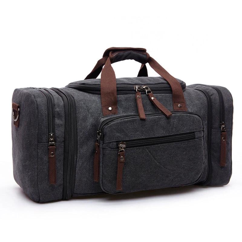 Men's Canvas Travel Bag by GJG Denim