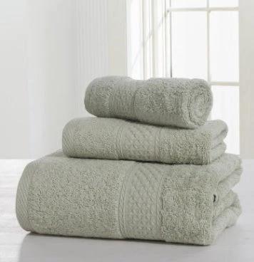 Cotton soft double-sided thickening towel skin-friendly bath towel beauty salon bathrobe bath towel set by GJG Denim