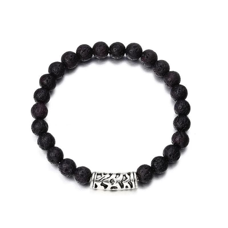 Classic Acrylic Beaded Bracelets For Men by GJG Denim