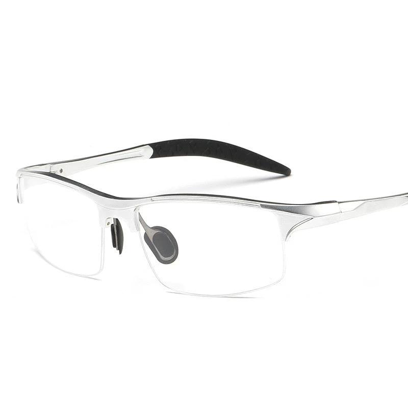 Men's Sports Plain Half-frame Optical Glasses by GJG Denim