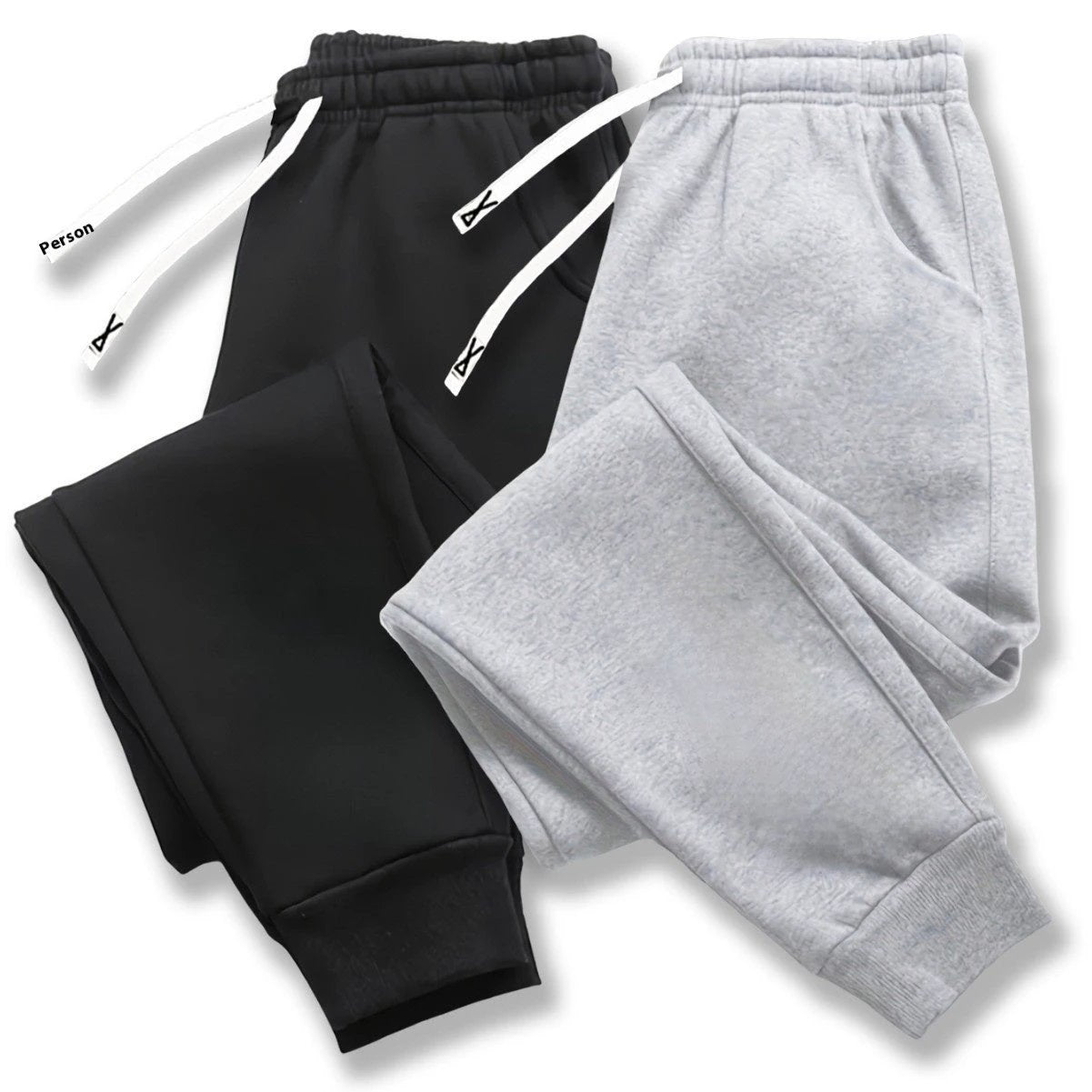 Men's Loose Ankle-tied Sweatpants by GJG Denim