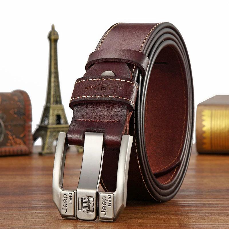 Men's Leather Belt by GJG Denim