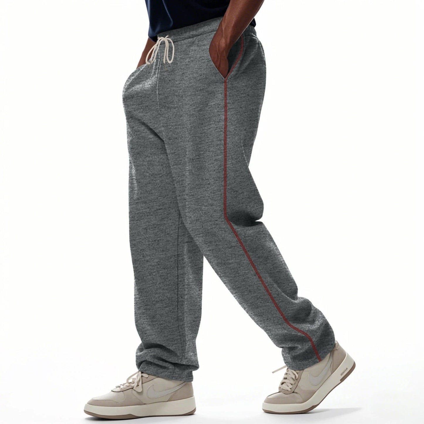 Men's Wear-resistant Heavy Terry Loose Sports Casual Pants by GJG Denim
