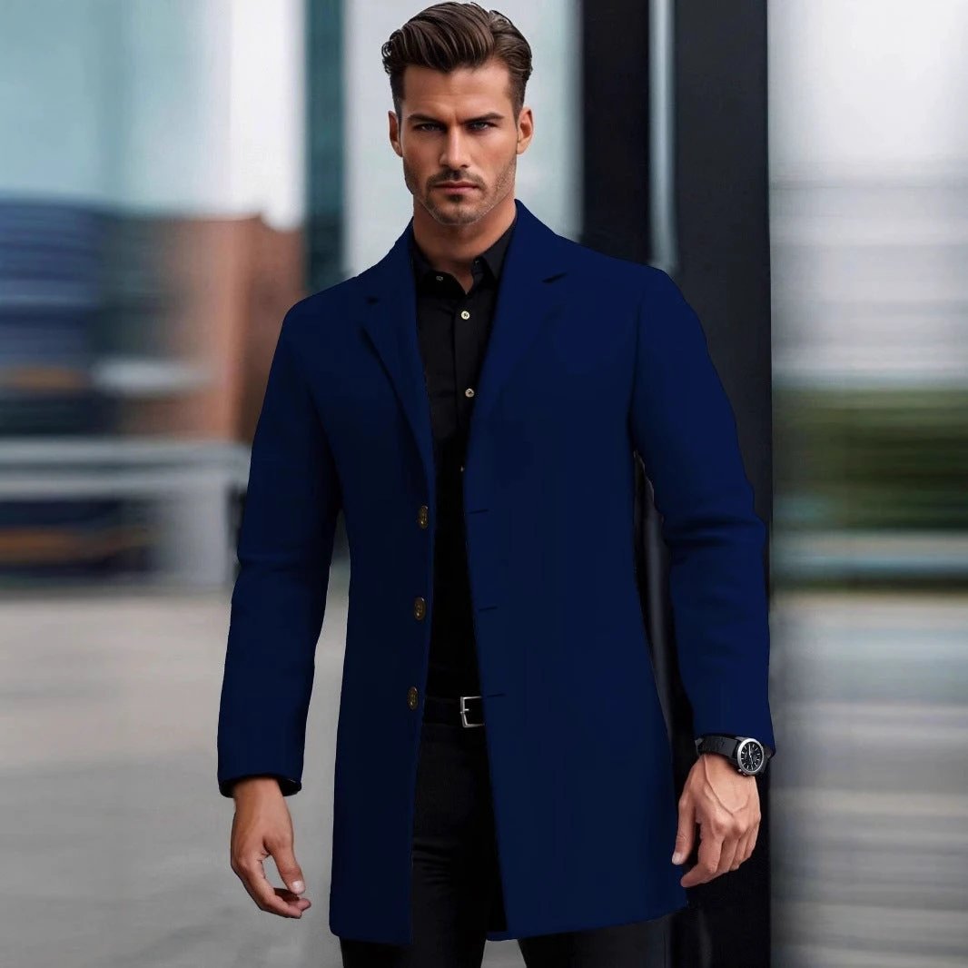 Lapel European And American Lapel Slim Coat by GJG Denim