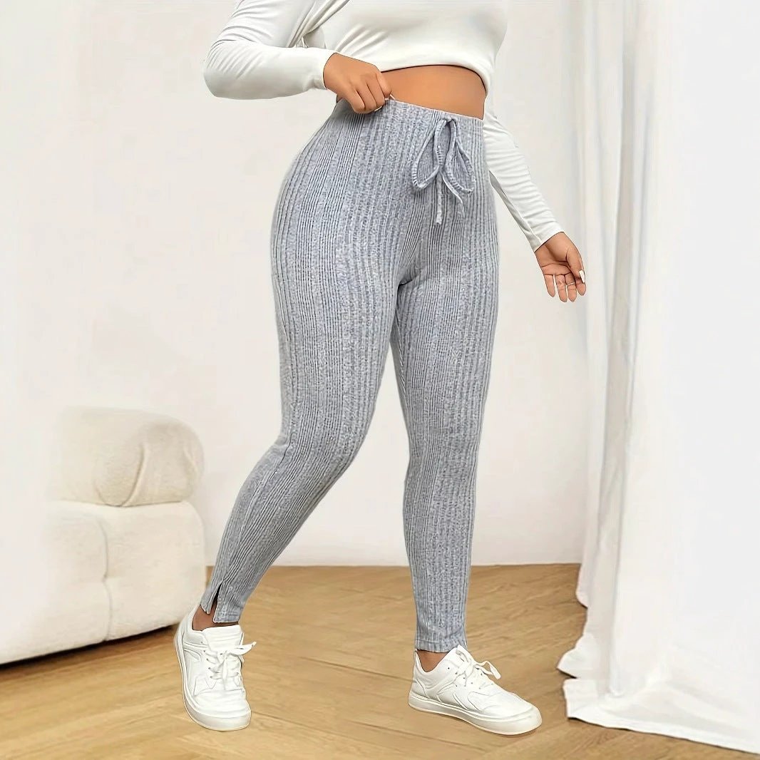 Women's Yoga Wear Tight-Fit High-Waist Base-Layer Fitness Pants by GJG Denim