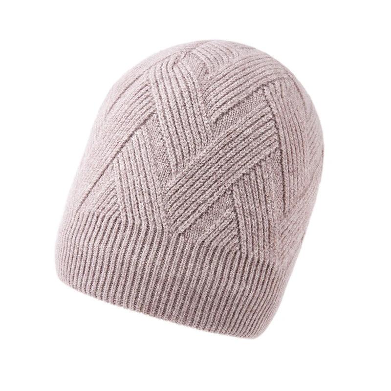 Men's Fleece Warm Knitted Beanie by GJG Denim