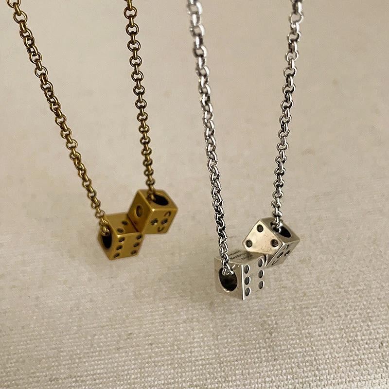 Dice Necklace For Men by GJG Denim