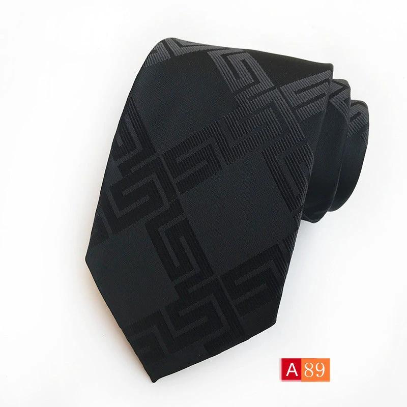 Men's Casual Formal Wear Polyester Jacquard Tie by GJG Denim