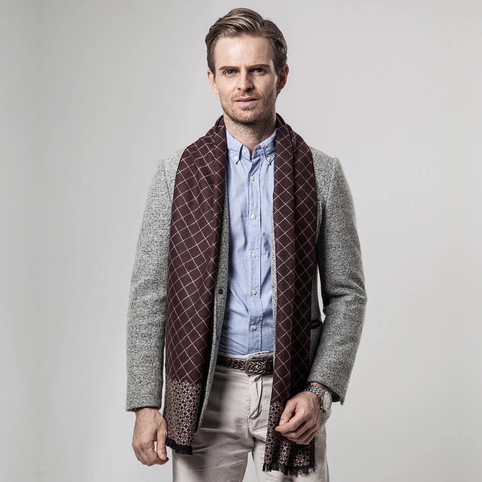 Men's Autumn And Winter Scarf by GJG Denim
