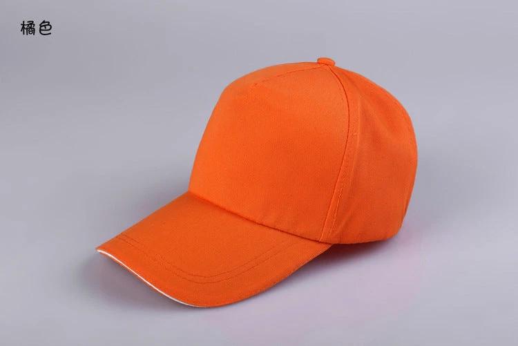Cotton Custom Color Blank Baseball Cap For Men by GJG Denim