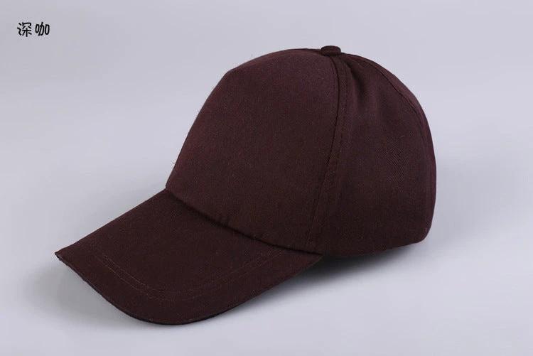 Cotton Custom Color Blank Baseball Cap For Men by GJG Denim