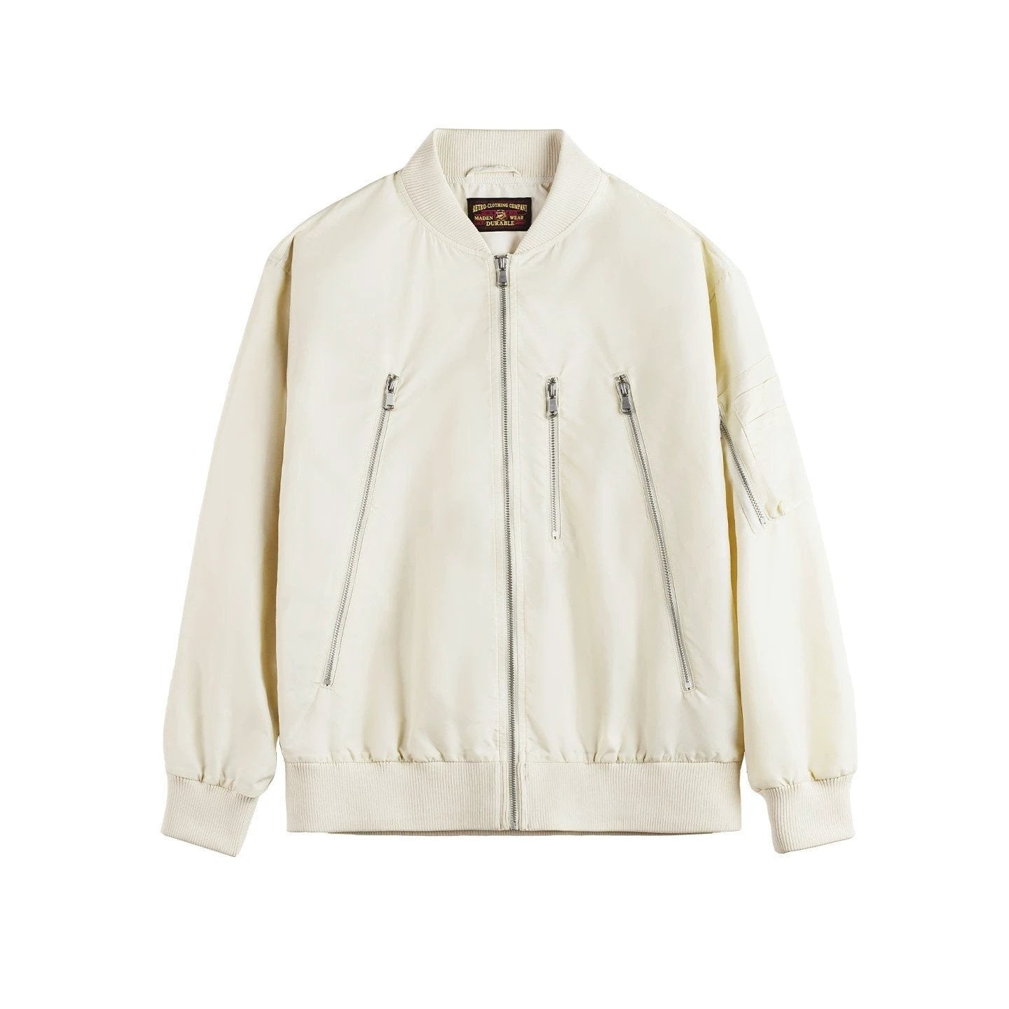 Casual Nylon Pilot Jacket by GJG Denim