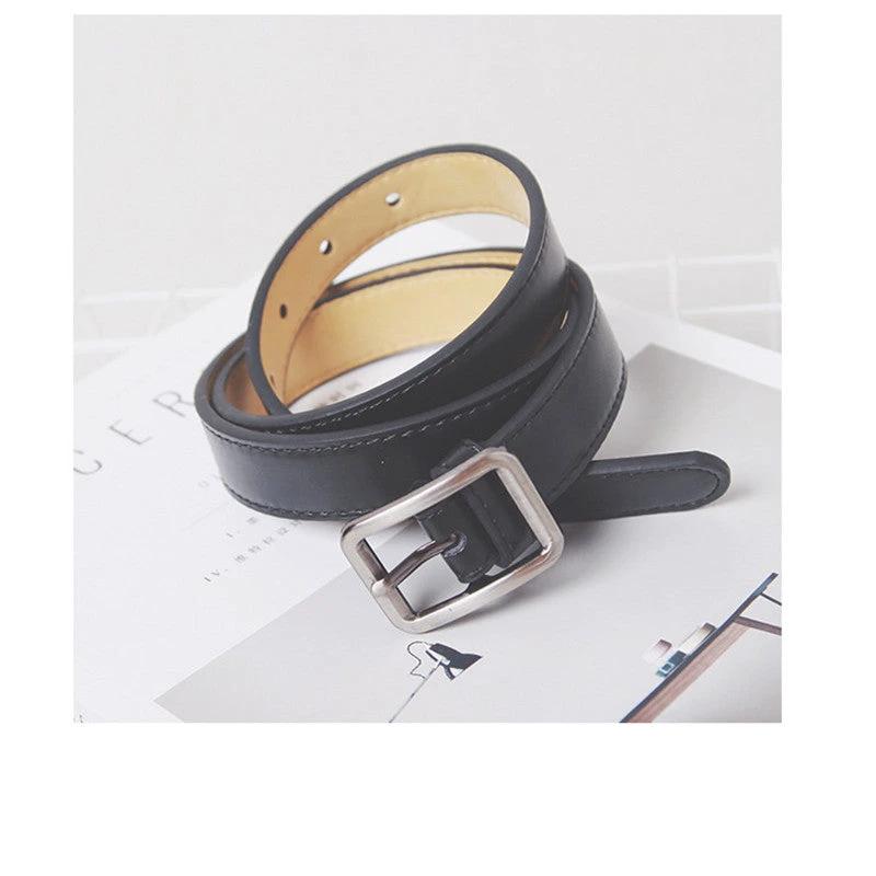 Men's Thin Pin Buckle Belt by GJG Denim