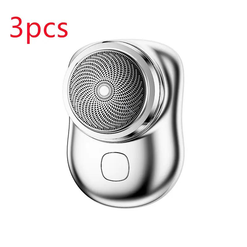 Mini Portable Face Cordless Shavers Rechargeable USB Electric Shaver Wet & Dry Painless Small Size Machine Shaving For Men by GJG Denim