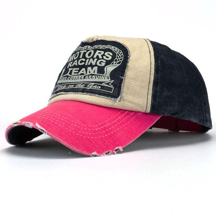 Men's Colorblock Baseball Cap by GJG Denim