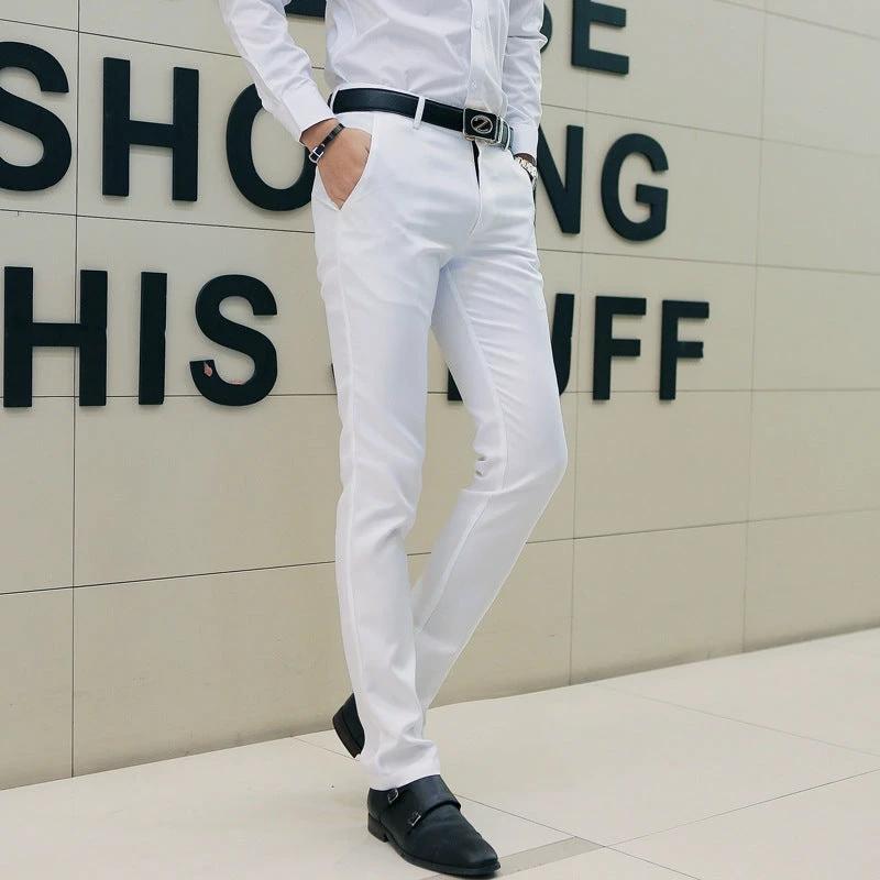 Men's Business Casual Slim-fit Pants by GJG Denim