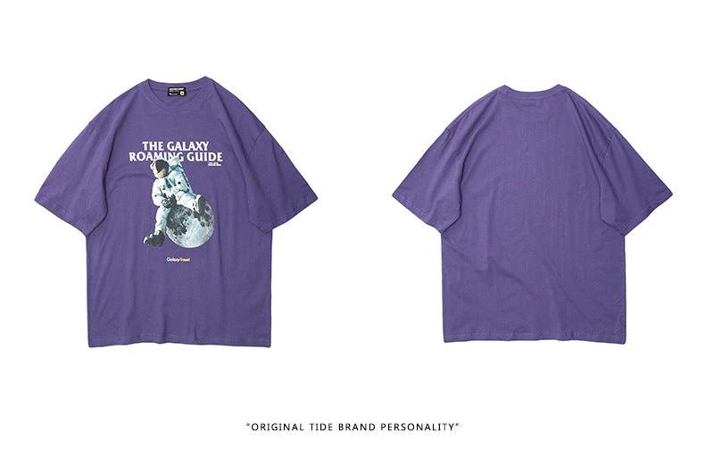 Men's Cartoon Astronaut T-shirt by GJG Denim