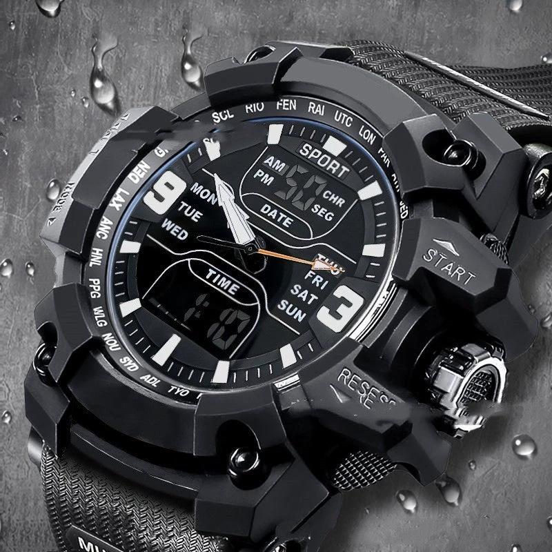 Stylish Technology Sports Luminous Men's Electronic Watch by GJG Denim