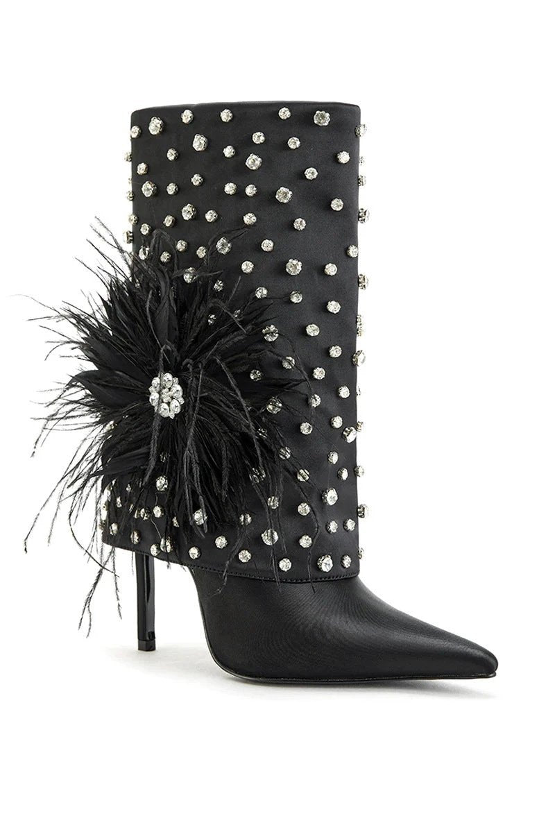 Fashion Personality Women's Plush Booties by GJG Denim