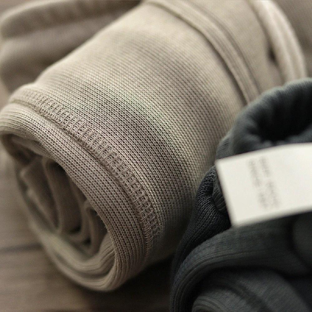 Men's Japanese-style Retro Knitted Loose Shorts by GJG Denim
