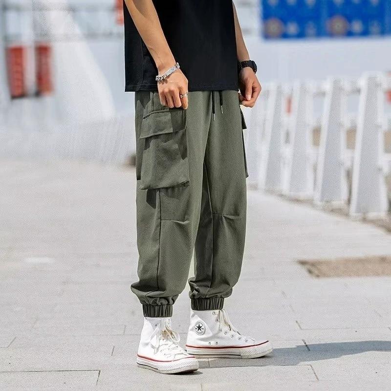 Men's Loose Tappered Cargo Pants Fashion by GJG Denim