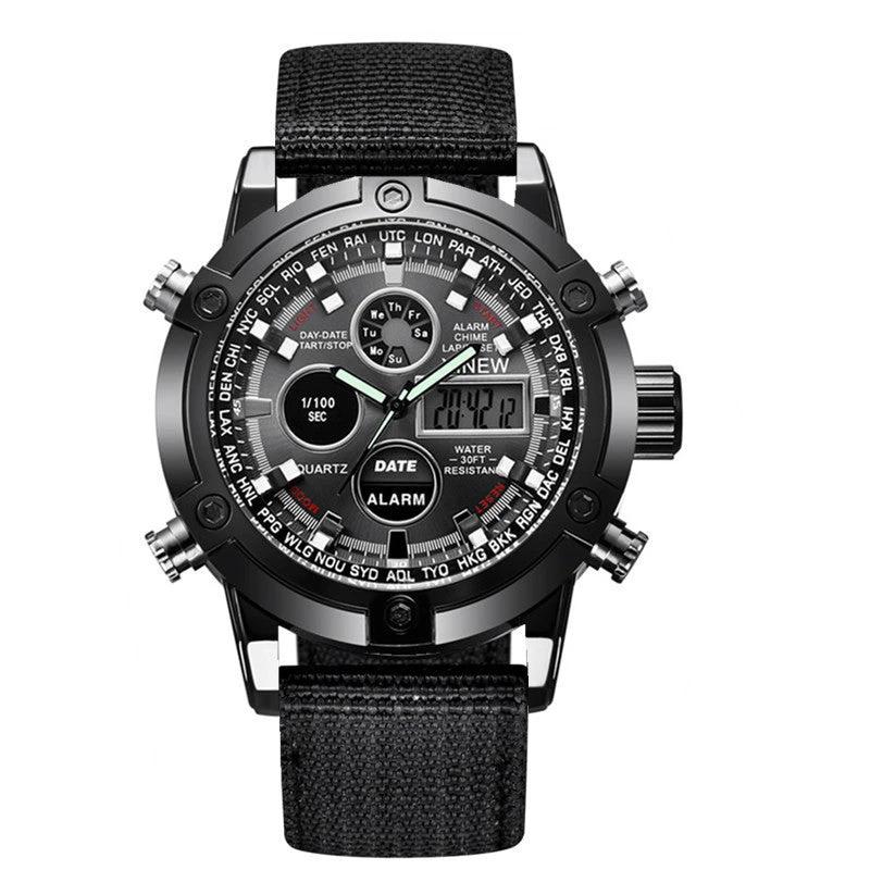 Men's Fashion Belt Multi-functional Watch by GJG Denim