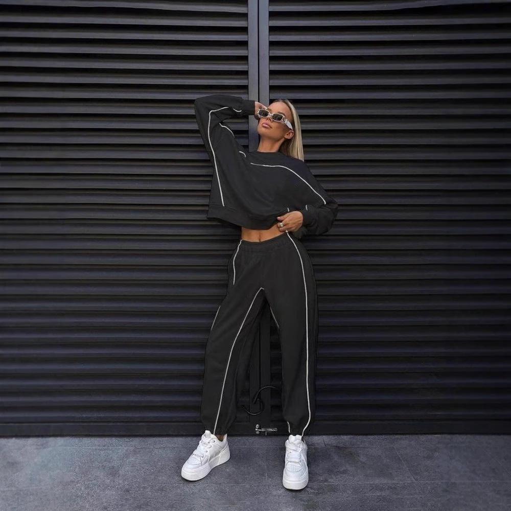 Sports Suit Casual Two-piece Suit Women by GJG Denim
