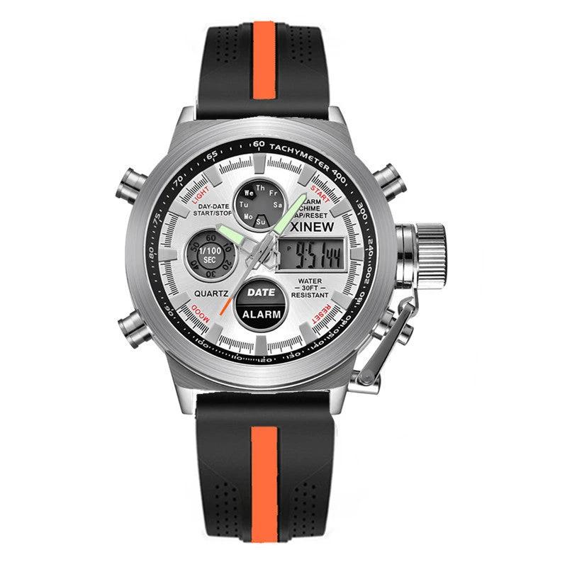 Men's Fashion Belt Multi-functional Watch by GJG Denim