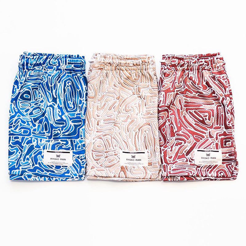 Shorts For Men And Women In Summer Casual Mesh Breathable And Loose Fitting by GJG Denim