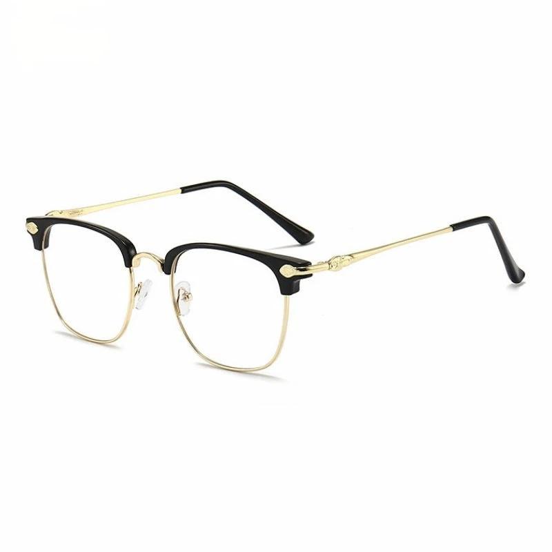 Eyebrow-frame Blue-light-blocking Reading Glasses For Men by GJG Denim