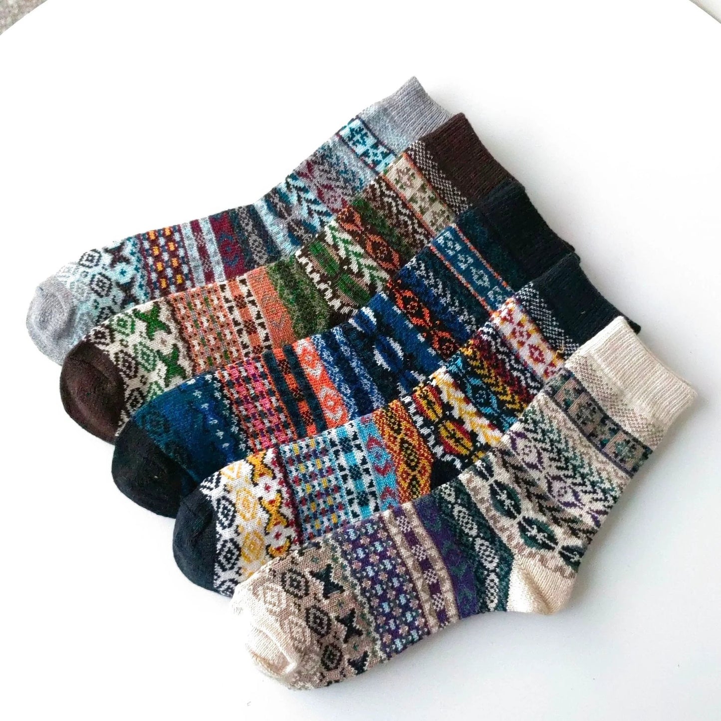 Men's Socks Vintage Style Wool Socks by GJG Denim