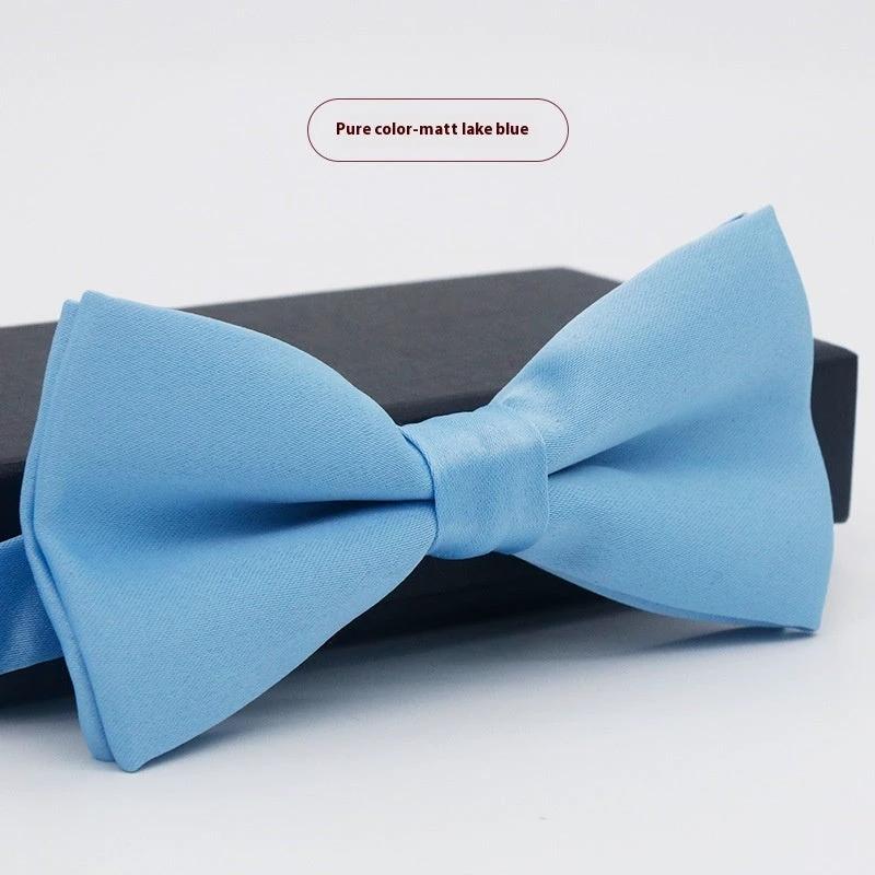 Men's Solid Color Bow Tie by GJG Denim
