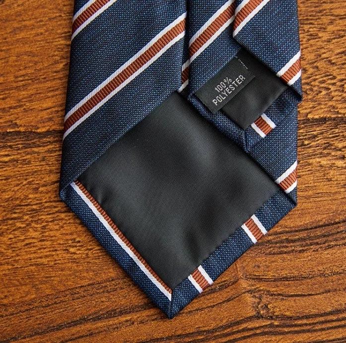 Business Formal Wear Striped Tie Host Commuter Arrow All-match Suit Shirt Accessories by GJG Denim