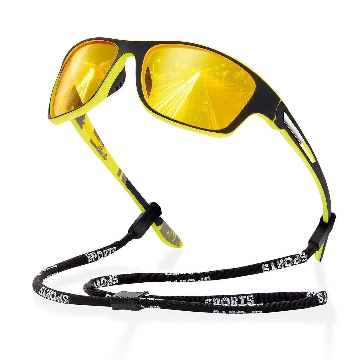 Fashion Sports Night Vision Polarized Cycling Sunglasses For Men by GJG Denim